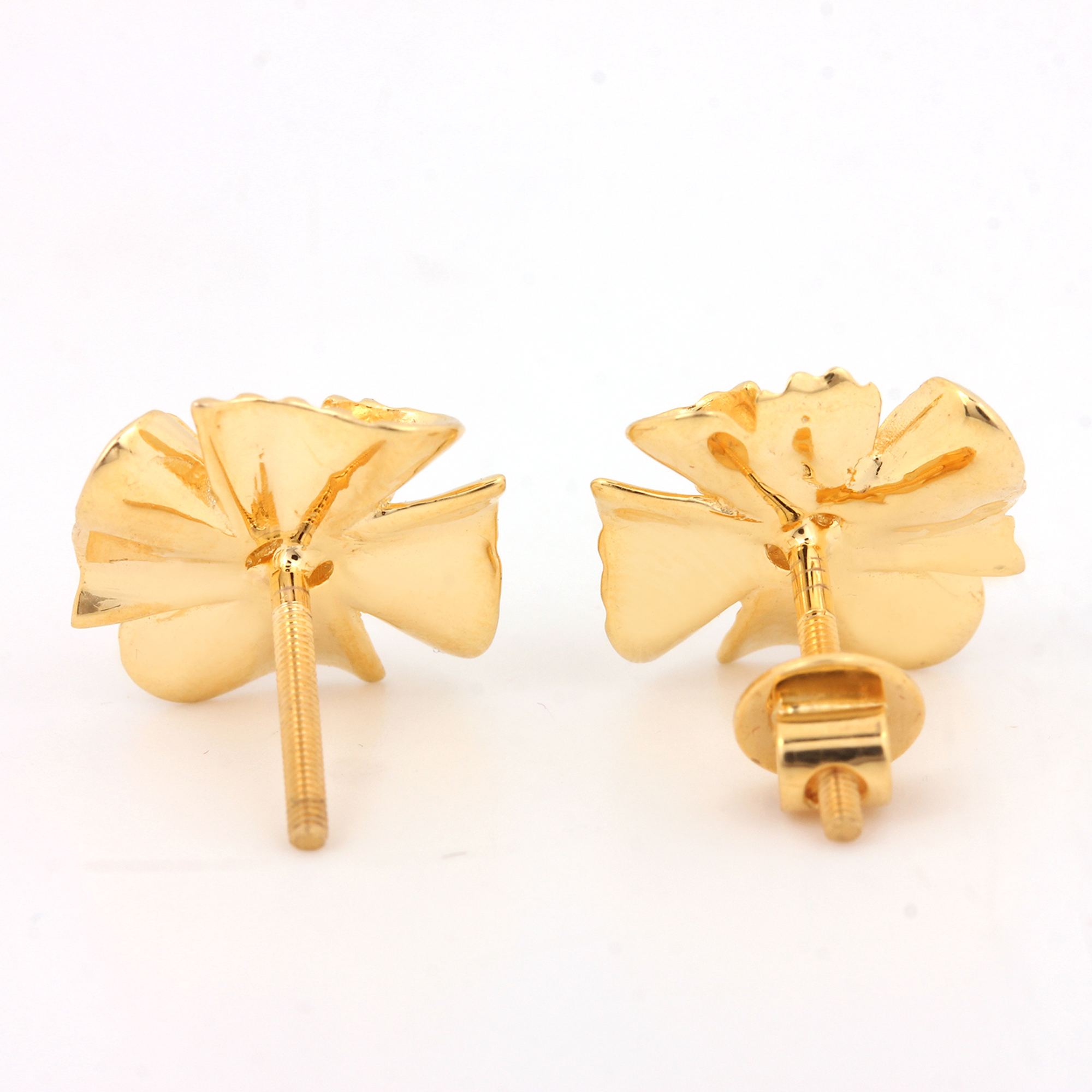 Diamond Latest Desiged Earrings In 14k Gold