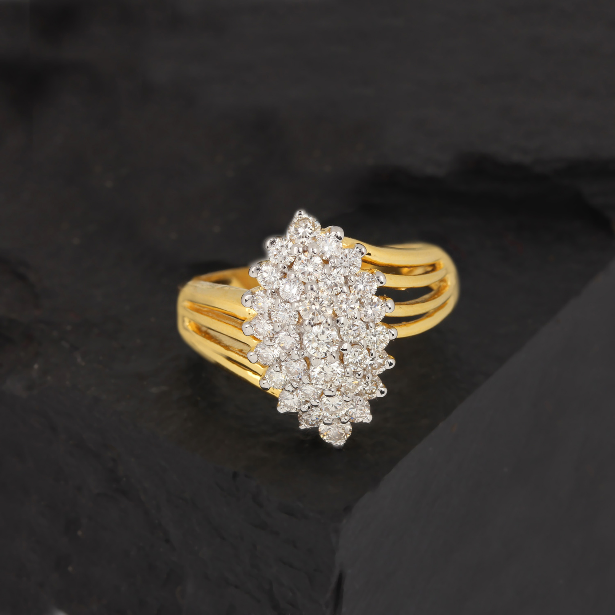 Diamond 14k Gold Ring For Women